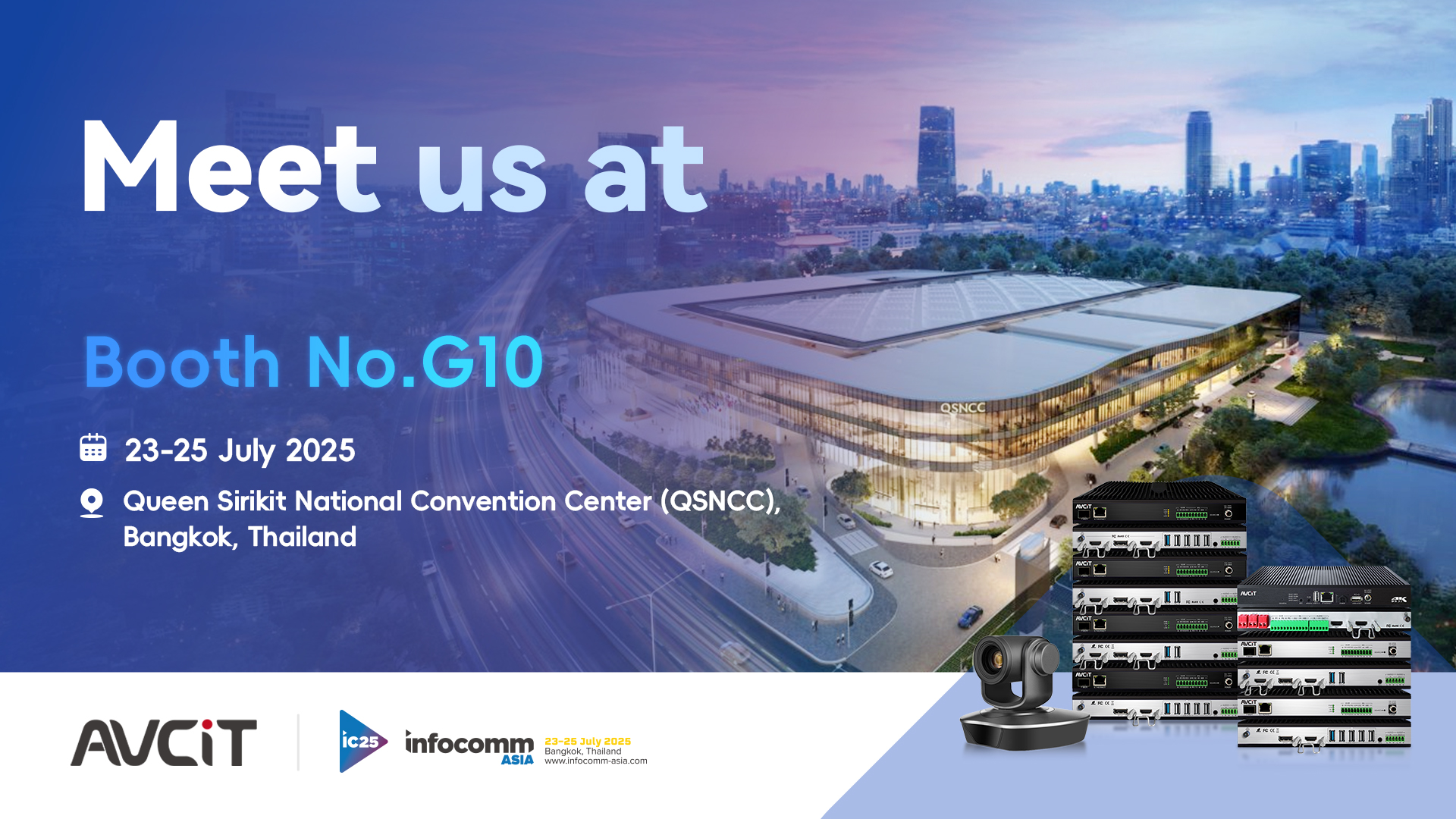 Meet us at InfoComm Asia 2025