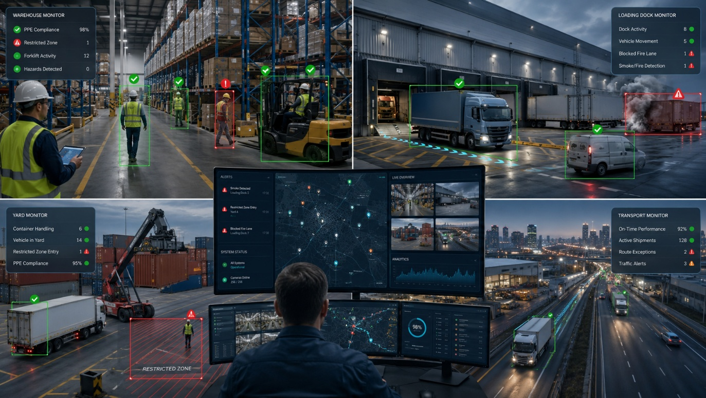 AI Analytics for Logistics: Detecting and Responding to Safety and Operational Risks in Real Time